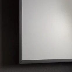 Kiamami Valentina Miroir 60X80 Avec Bord Noir Mat Réversible