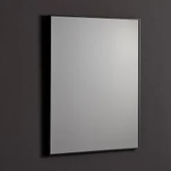 Kiamami Valentina Miroir 60X80 Avec Bord Noir Mat Réversible