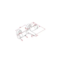 Planète Bain Mitigeur baignoire douche thermostatique chromé Craft* Robinet De Baignoire