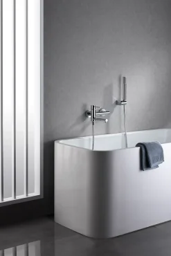 Imex Products Mitigeur baignoiredouche chrome en laiton et zamak avec flexible metal 170 cm* Robinet De Baignoire