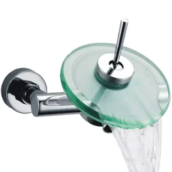 Autres Mitigeur Bain Douche Chromé avec coupole en verre cascade* Robinet De Baignoire