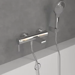 Villeroy & Boch Mitigeur bain douche mécanique VILLEROY ET BOCH Dawn Chrome