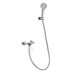 Poalgi Mitigeur bain douche mécanique avec douchette SKY BATH chromé série NATURE