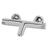 GoodHome Mitigeur bain douche thermostatique, chrome, NF, Mayas* Robinet De Douche