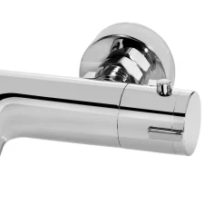 GoodHome Mitigeur bain douche thermostatique, chrome, NF, Mayas* Robinet De Douche