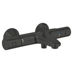 Grohe Mitigeur bain douche thermostatique Precision Start noir