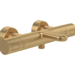 Villeroy & Boch Mitigeur bain douche thermostatique VILLEROY ET BOCH Universal rond Or brossé