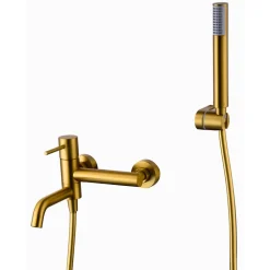 Imex Mitigeur Bain/Douche Anti-Calcaire Or Brossé MONZA BDM039-4OC* Robinet De Baignoire