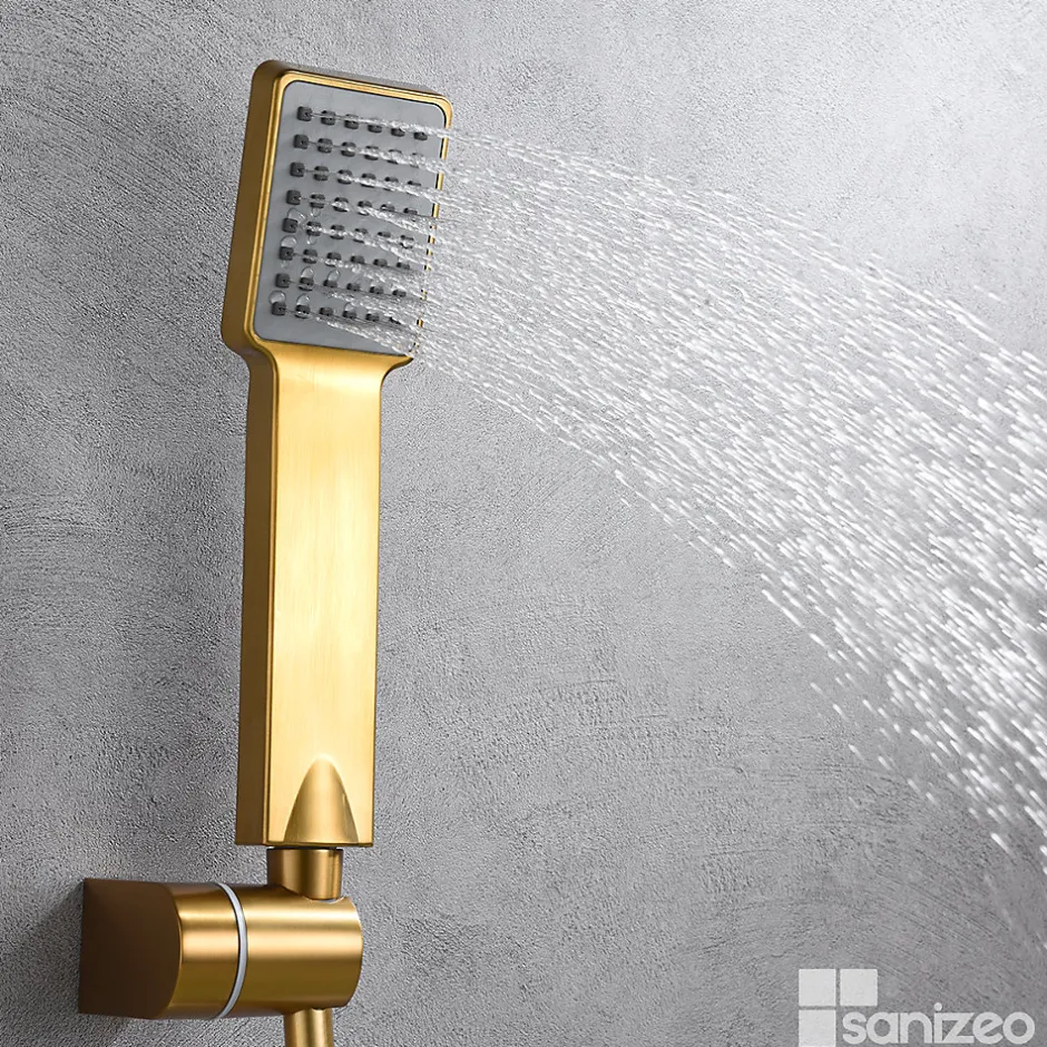 Imex Mitigeur Bain/Douche Anti-Calcaire Or Brossé ART BDAR025-4OC* Robinet De Baignoire