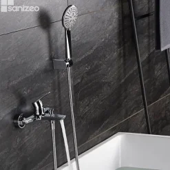 Imex Mitigeur Bain/Douche Anti-Calcaire Chrome BELGICA BDZ044-4* Robinet De Baignoire