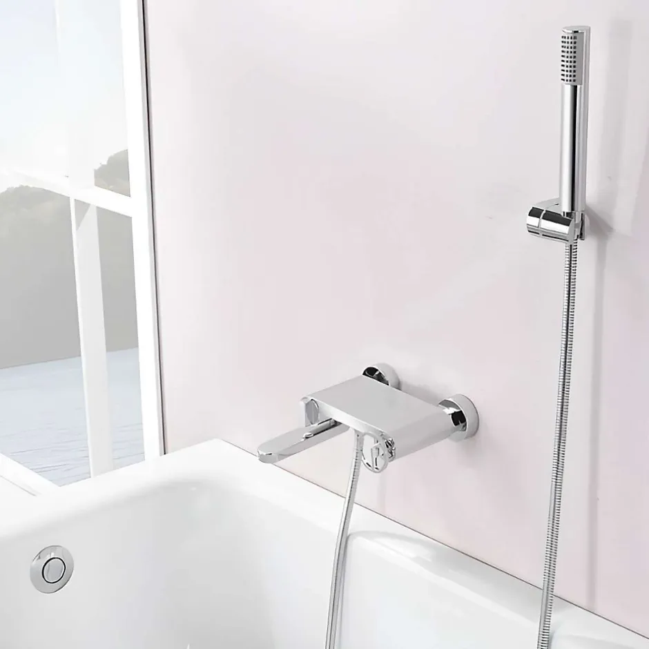 Imex Mitigeur Bain/Douche Anti-Calcaire Chrome OLIMPO BDC033-4* Robinet De Baignoire
