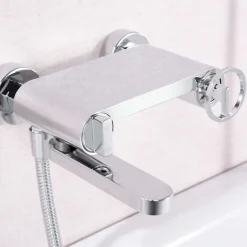 Imex Mitigeur Bain/Douche Anti-Calcaire Chrome OLIMPO BDC033-4* Robinet De Baignoire