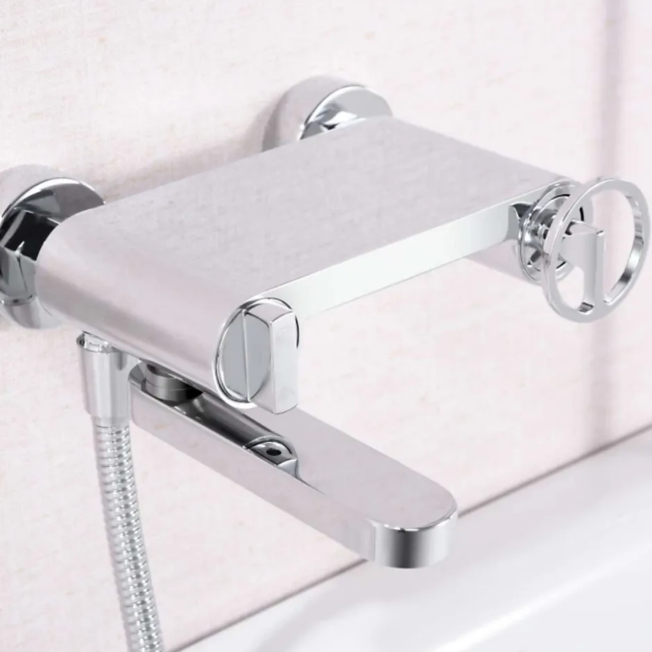 Imex Mitigeur Bain/Douche Anti-Calcaire Chrome OLIMPO BDC033-4* Robinet De Baignoire