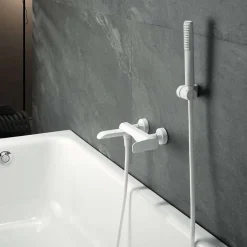 Imex Mitigeur Bain/Douche Anti-Calcaire Blanc Mat DINAMARCA BR031-4BL