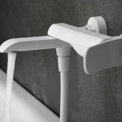 Imex Mitigeur Bain/Douche Anti-Calcaire Blanc Mat DINAMARCA BR031-4BL