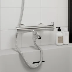GoodHome Mitigeur bain-douche chrome Nyasa