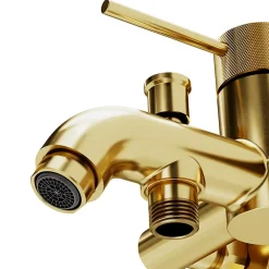GoodHome Mitigeur bain/douche mécanique, doré, Owens
