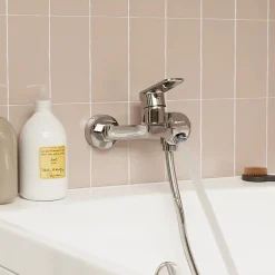 GoodHome Mitigeur bain/douche mécanique, chrome, NF, Aisai