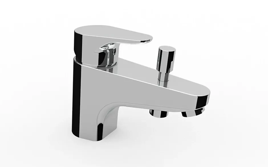 Kramer Mitigeur bain/douche monotrou, chrome, Medio* Robinet De Baignoire