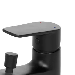 GoodHome Mitigeur bain/douche monotrou, noir, Aisai