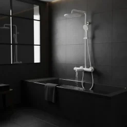 Essebagno Mitigeur bain-douche thermostatique blanc Luisa* Robinet De Baignoire