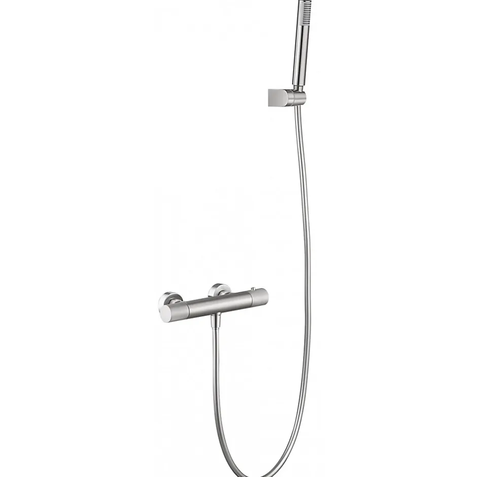 Imex Products Mitigeur baindouche thermostatique en laiton et zama finition or rose PVD* Colonne De Douche Encastrable
