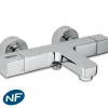 Essebagno Mitigeur bain-douche thermostatique chromé Voluto
