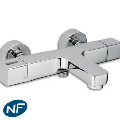 Essebagno Mitigeur bain-douche thermostatique chromé Voluto
