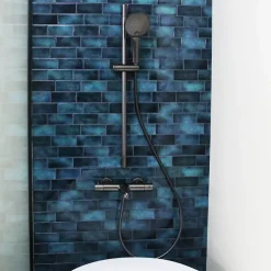 Essebagno Mitigeur bain-douche thermostatique gun métal Luisa* Robinet De Baignoire
