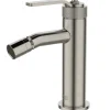 Essebagno Mitigeur bidet bas façon inox Molette