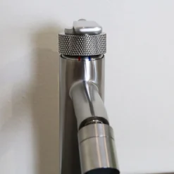 Essebagno Mitigeur bidet bas façon inox Molette