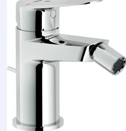 Nobili Mitigeur bidet BLUES monocommande à économie d'eau - Chromé Brillant