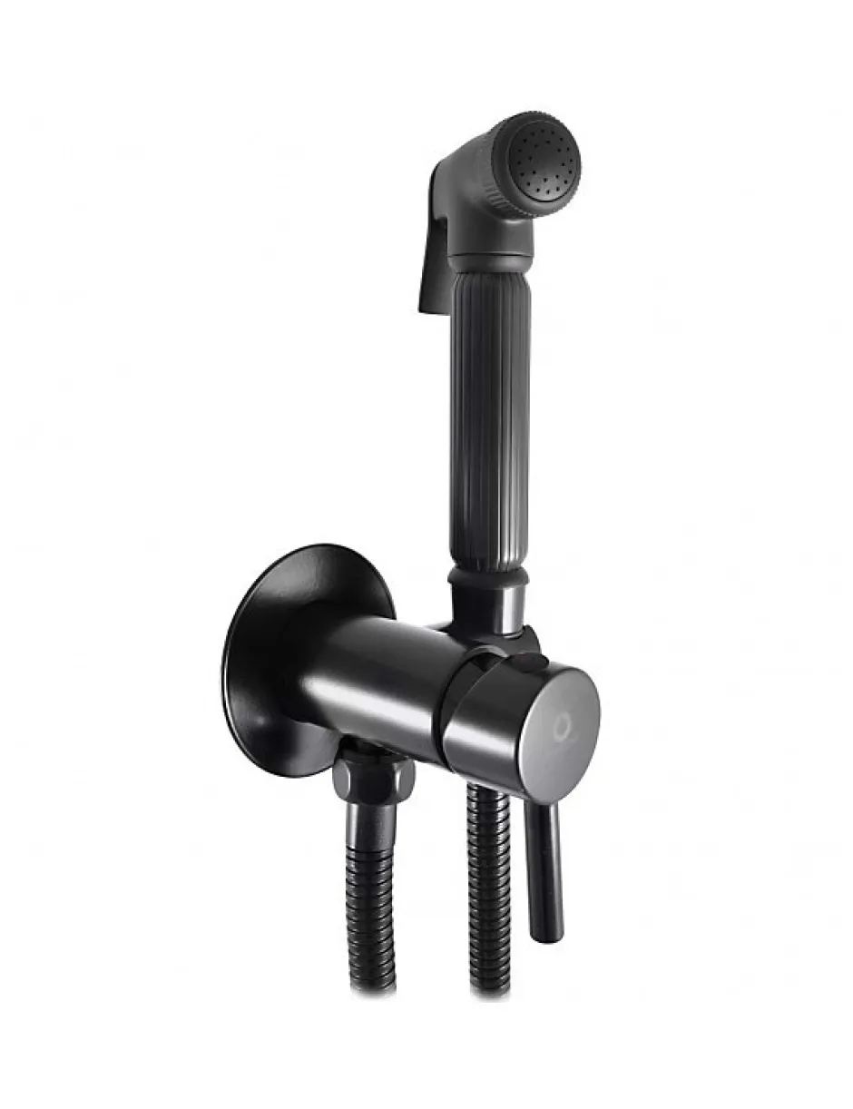 Rav Mitigeur bidet ou WC encastrable SEINA avec douchette en laiton noir mat* Robinet De Bidet