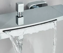 Signature Mitigeur de Baignoire Chrome avec douchette Installation Murale* Robinet De Baignoire