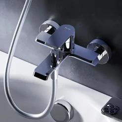 Am.Pm Europe Mitigeur de baignoire mécanique Robinet de baignoire, mitigeur salle de bain, Chromé, FNA10000 Flash AM.PM* Robinet De Baignoire
