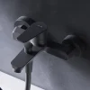 Am.Pm Europe Mitigeur de baignoire mécanique Robinet de baignoire, mitigeur salle de bain, Noir, FTA10022 Hit AM.PM