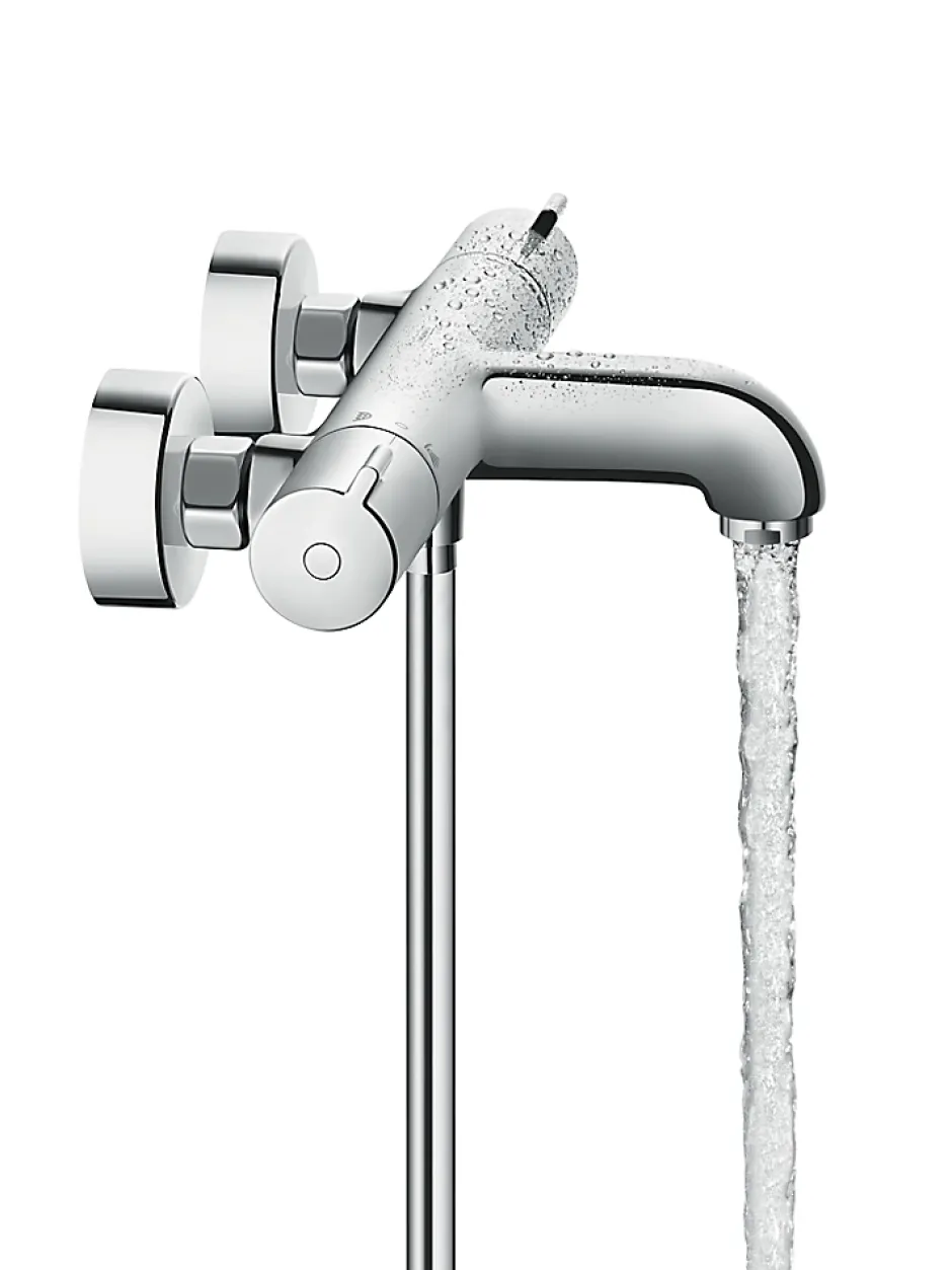 Hansgrohe Mitigeur de baignoire thermostatique chromé Ecostat 1001* Robinet De Baignoire