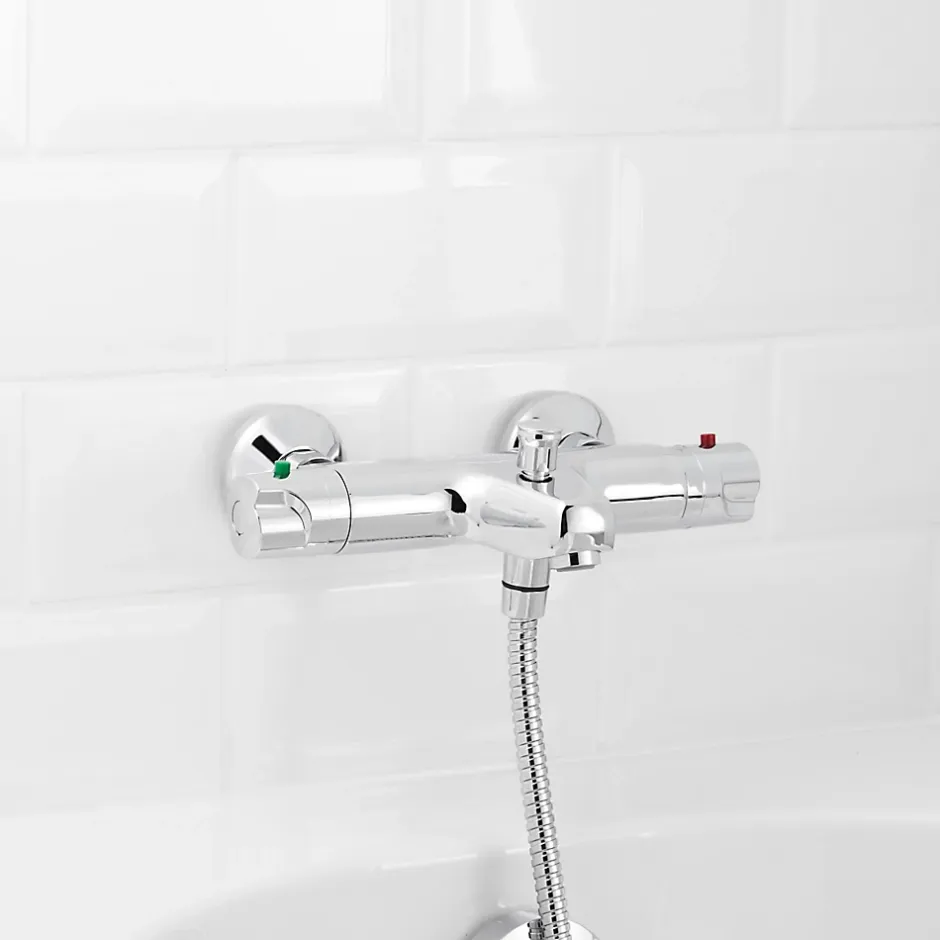 GoodHome Mitigeur de baignoire thermostatique Torba* Robinet De Baignoire