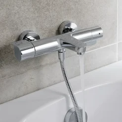 GoodHome Mitigeur de baignoire thermostatique Cavally