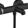 Hansgrohe Mitigeur de baignoire thermostatique noir Ecostat* Robinet De Baignoire