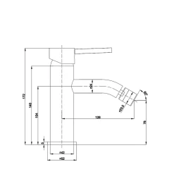 Kiamami Valentina Mitigeur De Bidet Chromé - Fassa* Robinet De Bidet