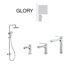 Poalgi Mitigeur de bidet SKY BATH chromé série GLORY