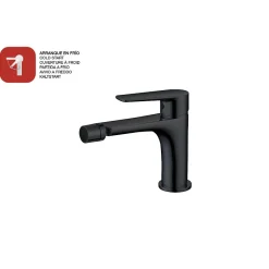 Poalgi Mitigeur de bidet SKY BATH noir mat série NATURE* Robinet De Bidet