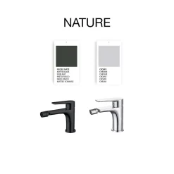 Poalgi Mitigeur de bidet SKY BATH noir mat série NATURE* Robinet De Bidet