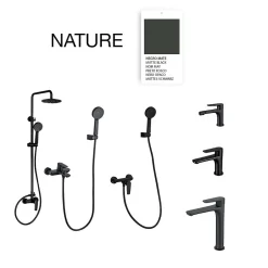Poalgi Mitigeur de bidet SKY BATH noir mat série NATURE* Robinet De Bidet