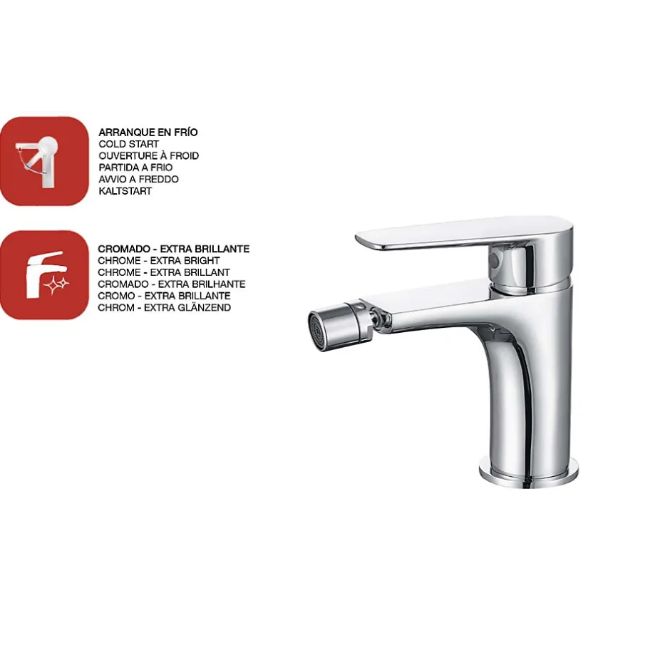 Poalgi Mitigeur de bidet SKY BATH chromé série NATURE