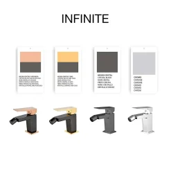 Poalgi Mitigeur de bidet SKY BATH chromé série INFINITE* Robinet De Bidet