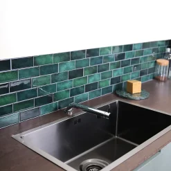 Essebagno Mitigeur de cuisine argenté avec douchette Magic