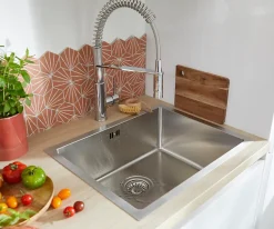 Grohe Mitigeur de cuisine avec douchette extractible chromé Get Pro