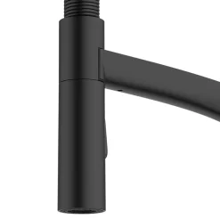 GoodHome Mitigeur de cuisine avec douchette noir Arbane